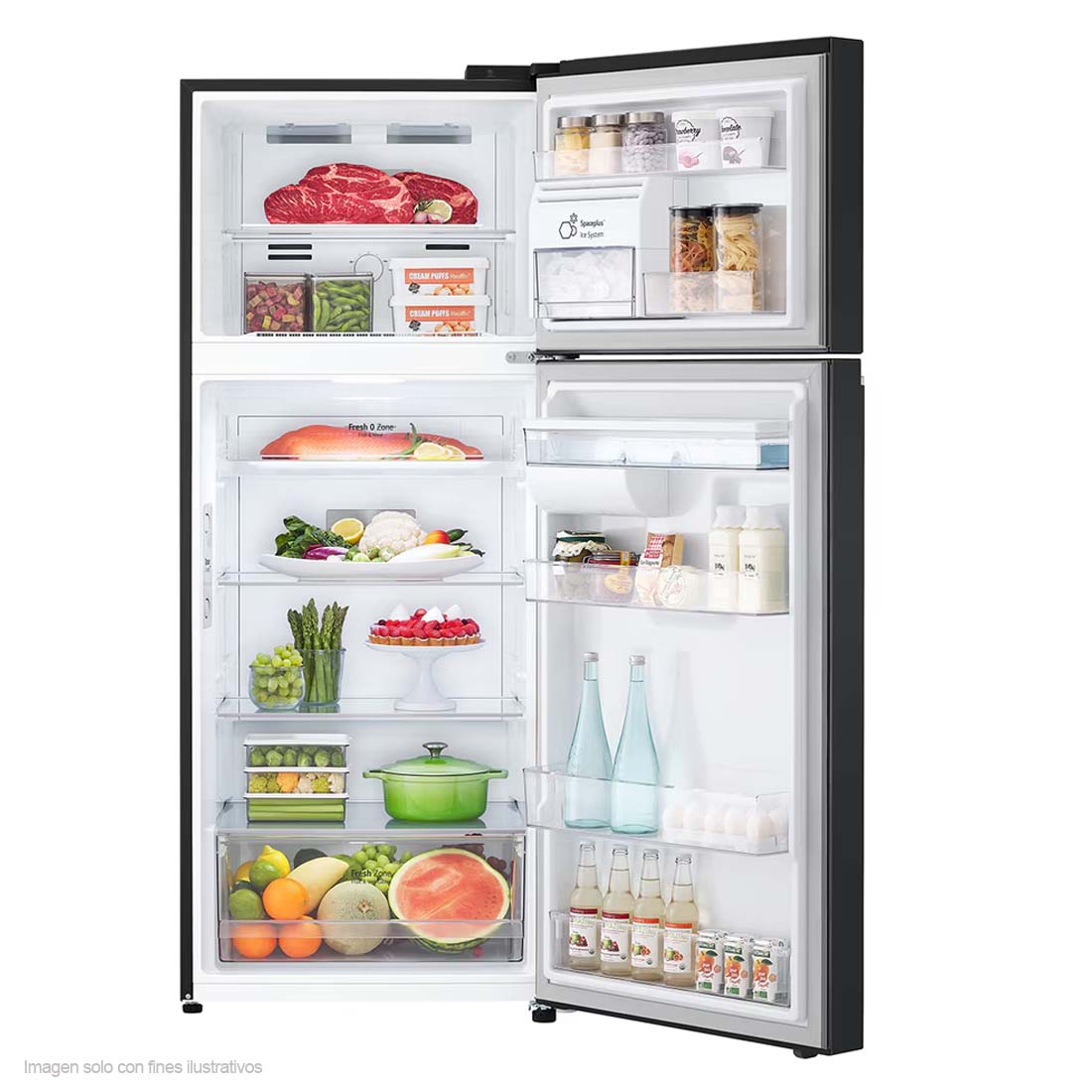 Refrigeradora 14pc VT40APD LG tecnología inverter con dispensador de agua