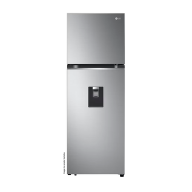 Refrigeradora 11pc, VT34WPP, LG color gris, con dispensador de agua, Linear Coolong Smart Diagnosis.