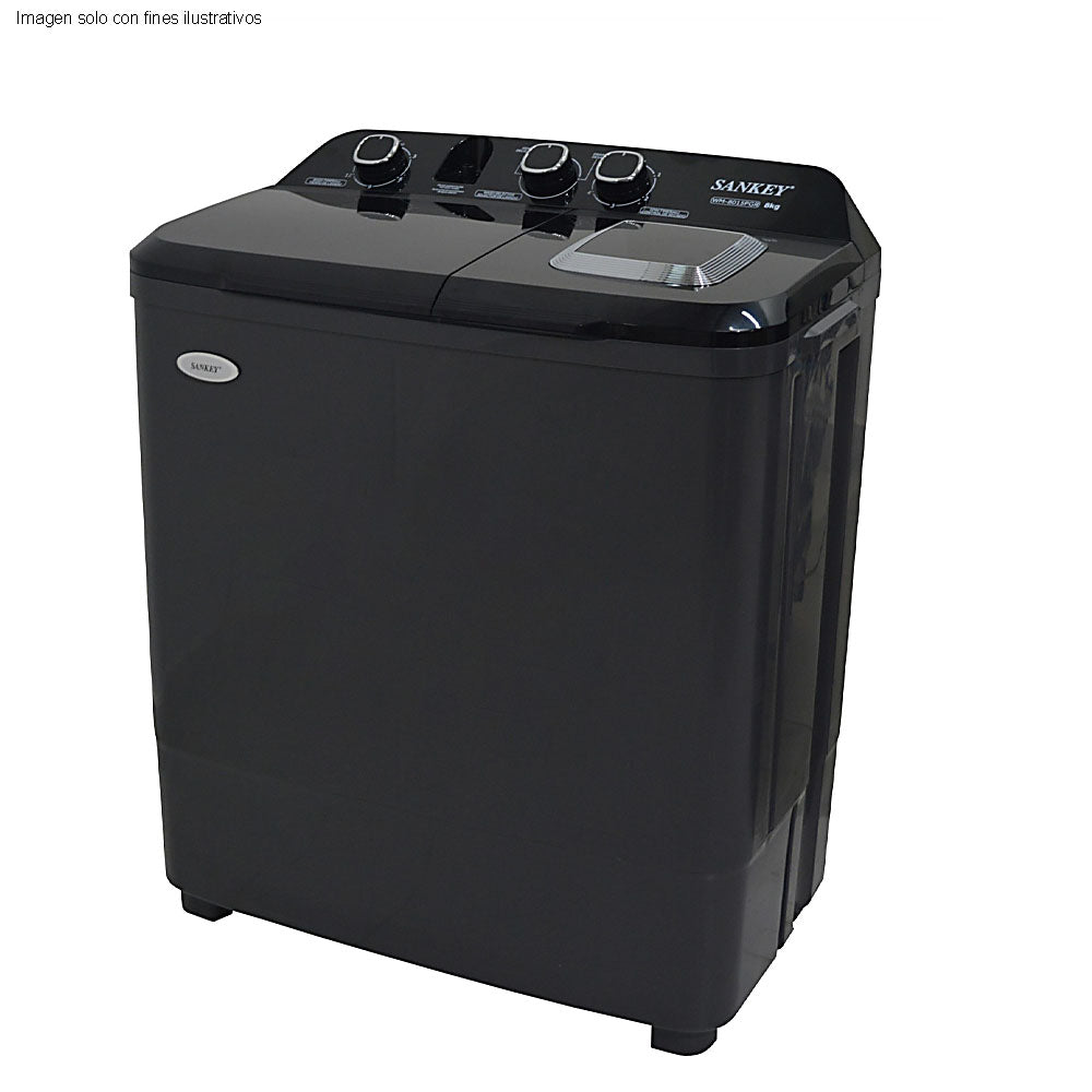 Lavadora 8kg semiautomática WM-8015PGR Sankey