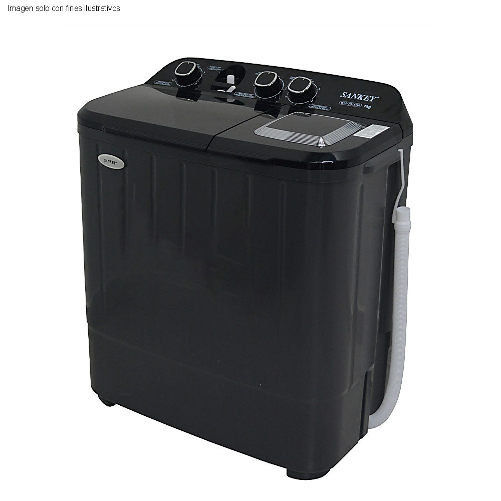 Lavadora 7kg semiautomática WM-7015GR  Sankey doble tina