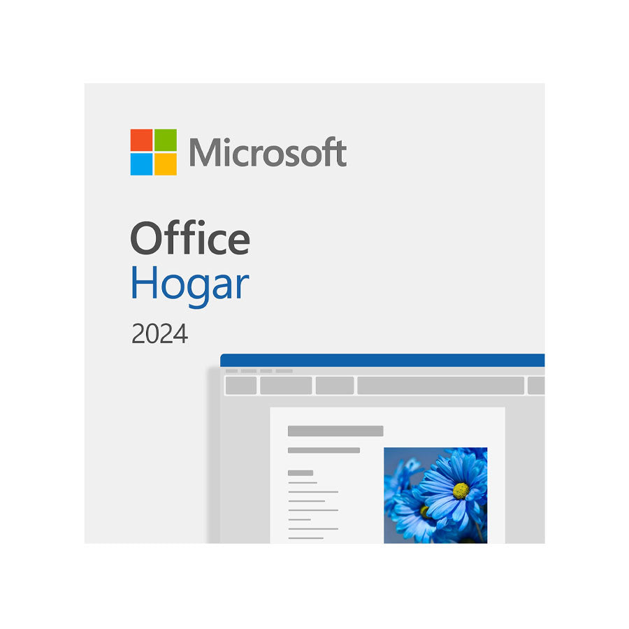Software Microsoft Office Hogar 2024 -1 usuario