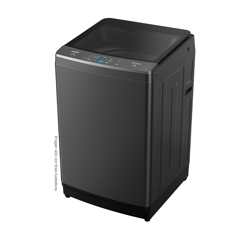 Lavadora automática 15kg WM-A1505  Mystic 8 funciones de lavado, bloqueo para niños, tambor de acero inox.