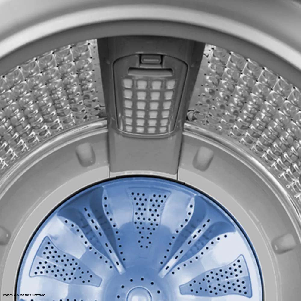 Lavadora automática 14Kg LMA4120WDGAB0 Mabe 9 ciclos panel digital