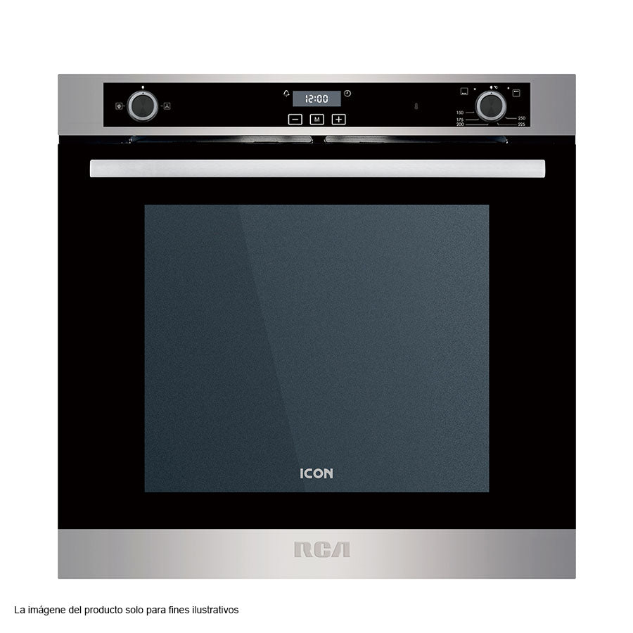 Horno empotrable 24" a gas RCGO60SS RCA  Panel de control SUPER Slim cap.90L acero inox.