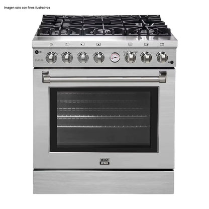 Estufa industrial de 36" RCCC960 Serie ICON RCA de 5 quemadores Horno XL