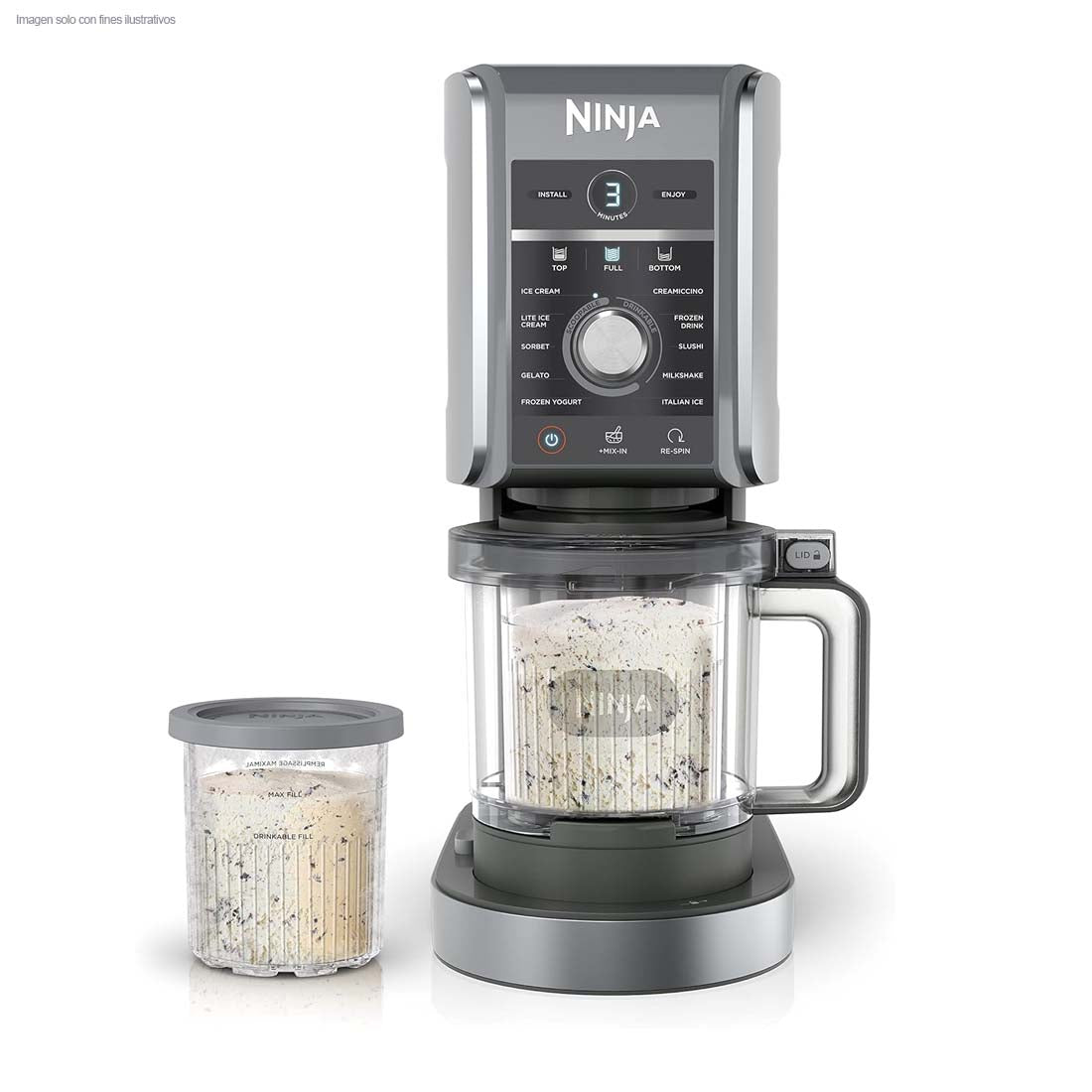 Máquina para hacer helados NC501 Ninja, tecnología avanzada Creamify