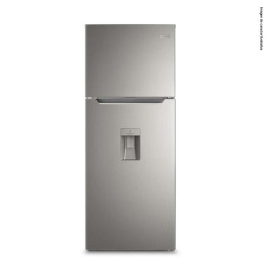 Refrigeradora Top Mount 15pc FRTS15K3HTS Frigidaire color gris acero inoxidable dispensador de agua