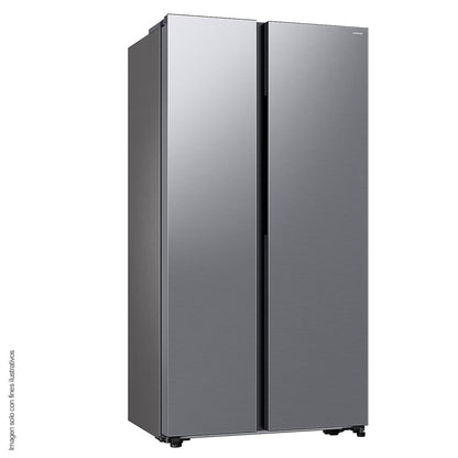 Refrigeradora 20pc RS57DG4000M9AP Side By Side , Samsung color silver Wi-Fi integrado