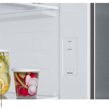 Refrigeradora 20pc RS57DG4000M9AP Side By Side , Samsung color silver Wi-Fi integrado