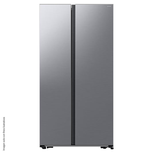 Refrigeradora 20pc RS57DG4000M9AP Side By Side , Samsung color silver Wi-Fi integrado