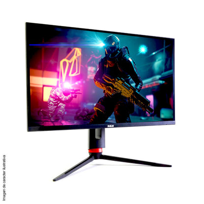 Monitor 27" FHD RC270MF RCA Color negro con tecnología de protección ocular.