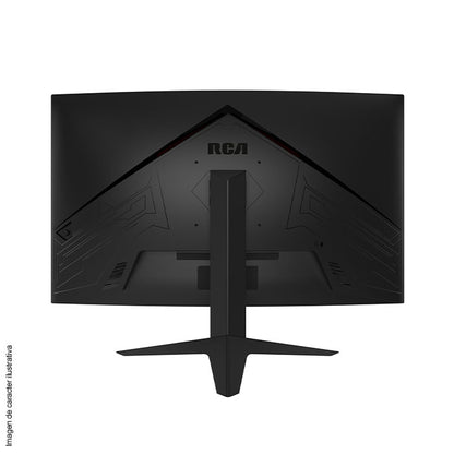Monitor curvo Gaming 27" RC275MC FHD RCA Color negro con tecnología de protección ocular