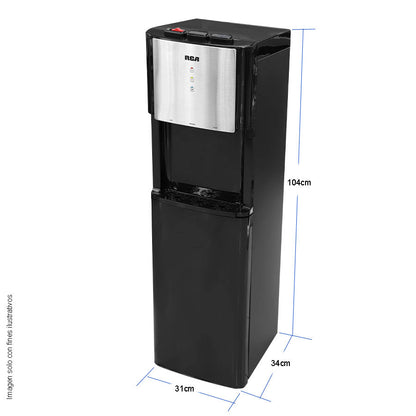 Dispensador de agua RCWD605 RCA despacha agua caliente y fría