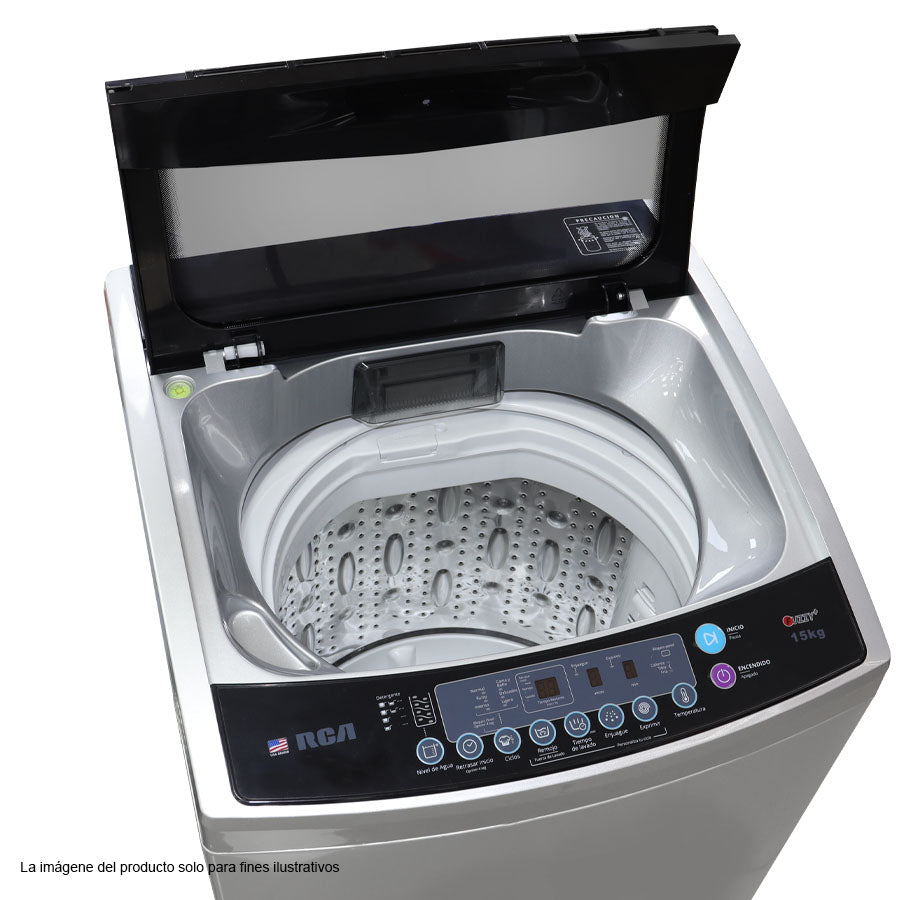 Lavadora automática de 15kg RCAW150 RCA color gris