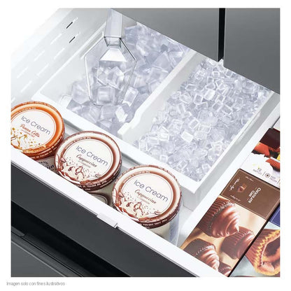 Refrigeradora French Door 31.3pc RF32CG5N10S9AP Samsung inverter de 3 puertas acero inoxidable