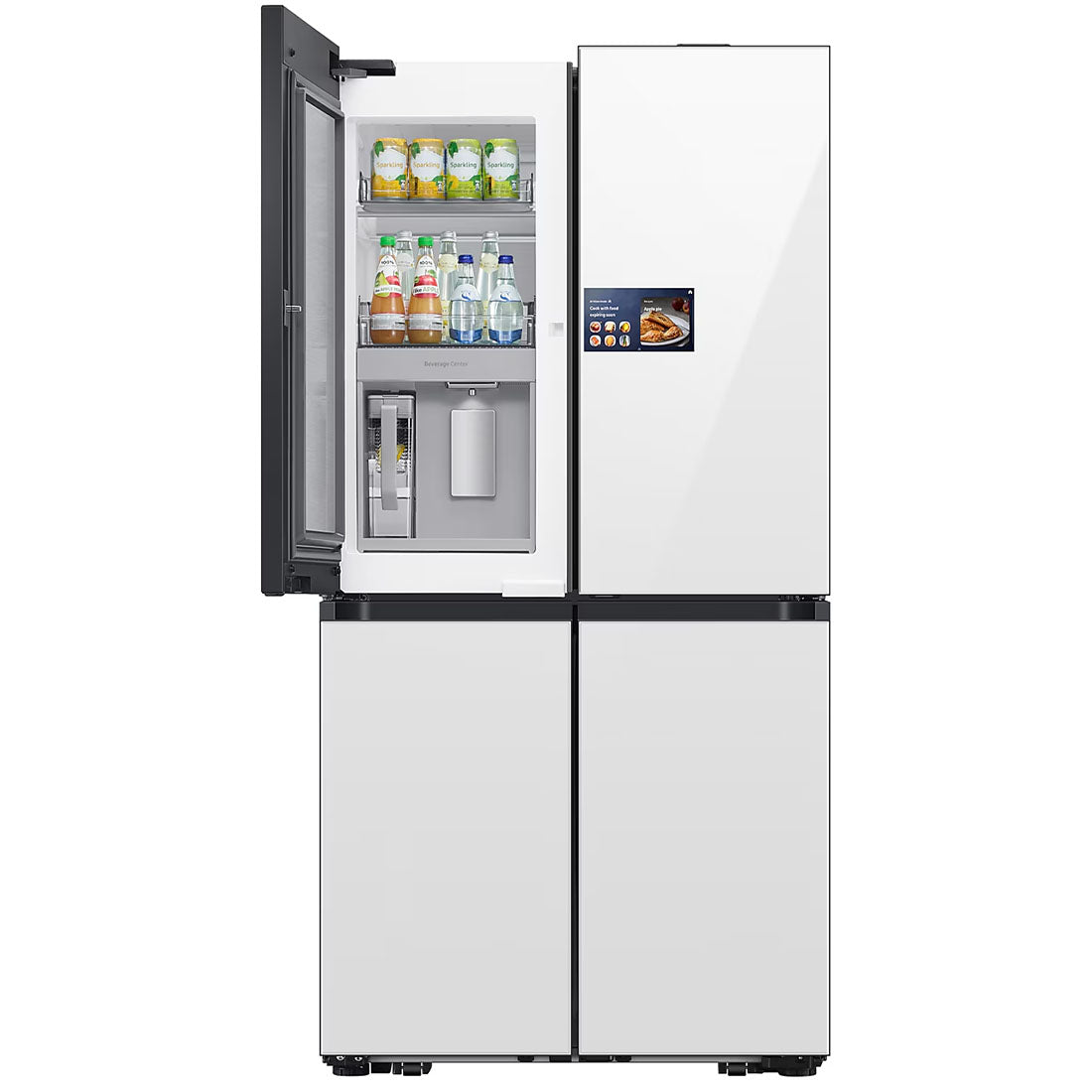 Refrigeradora 23PC French Door Bespoke, 4 puertas, Samsung color blanco limpio.
