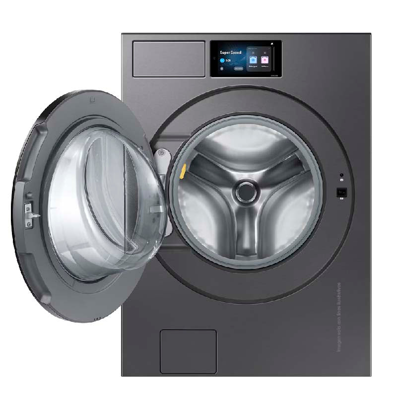 Lavadora Bespoke AI carga frontal 26 Kg WF90F26ADSAP AI Home y AI OptiWash+ Samsung