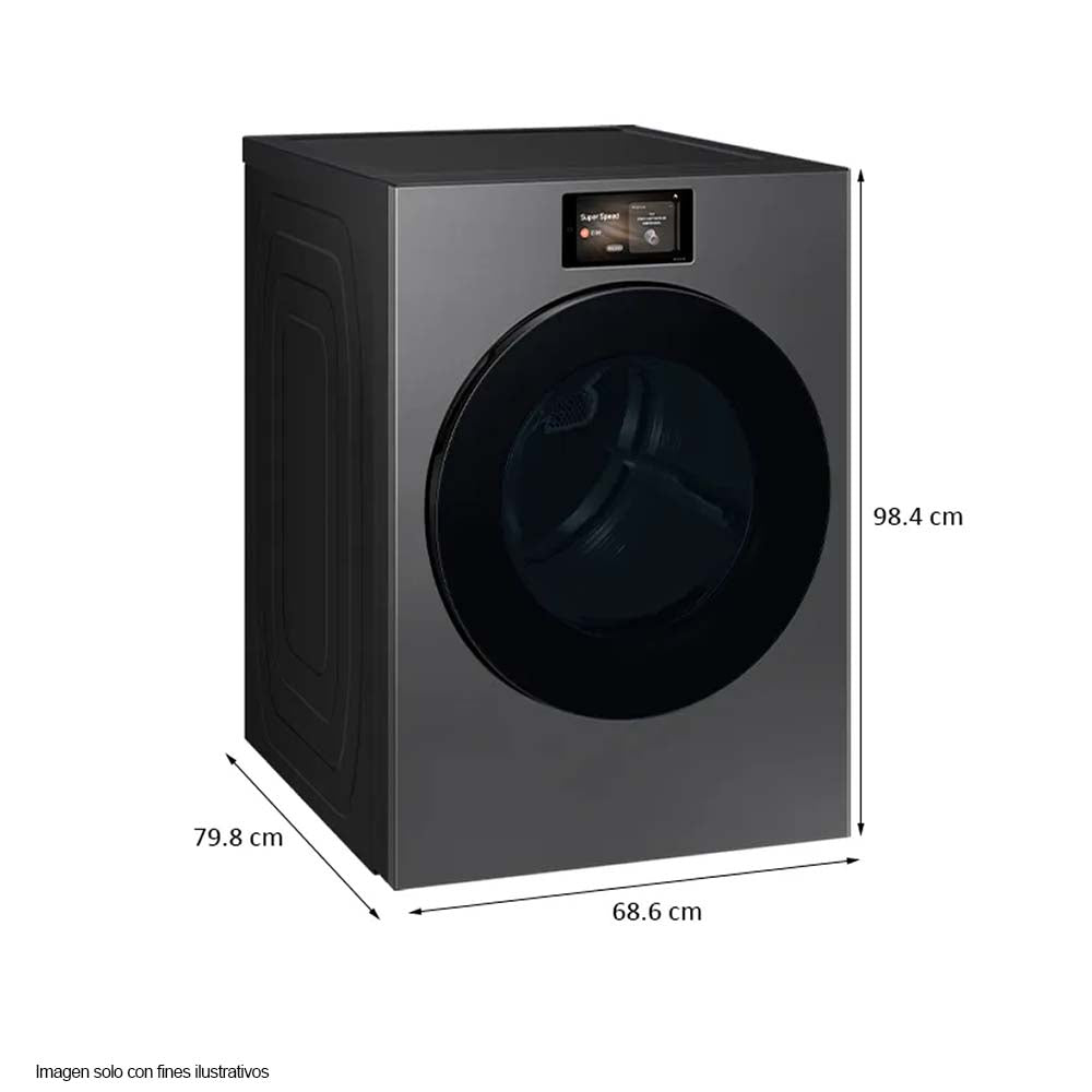 Secadora 24kg eléctrica Bespoke DV90F24UESAP Samsnug 3RD geraration Samsung