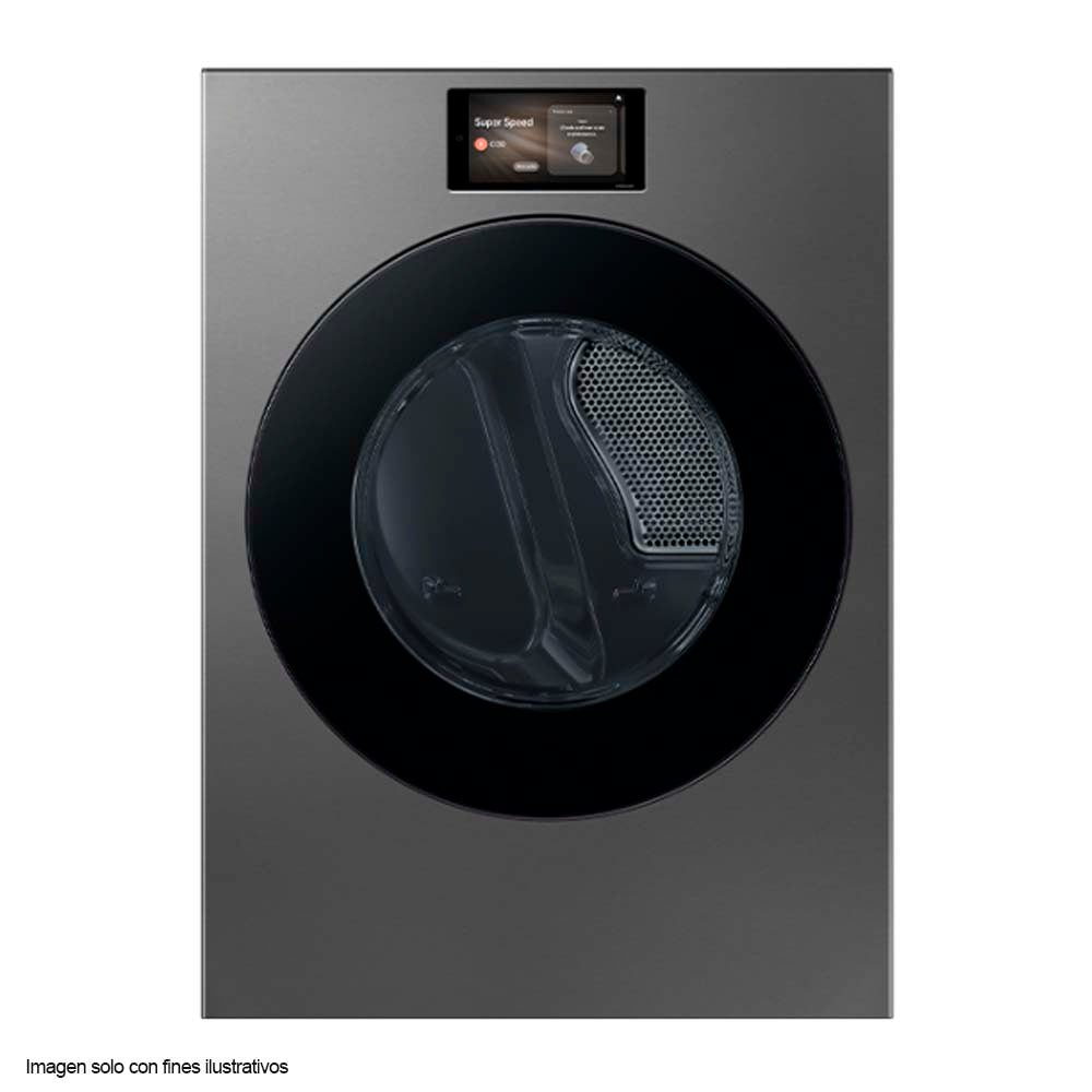 Secadora de 24kg a gas BESPOKE DV90F24UPSAP Samsung, pantalla táctil LCD de 7 pulgadas multi control