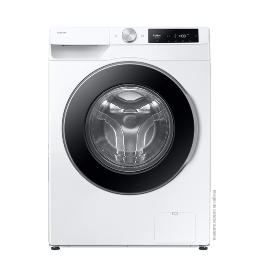 Lavadora 11.5kg WW11DG6U34LEED, Samsung de carga frontal, AI Ecobubble, Super Speed, Hygienes Steam