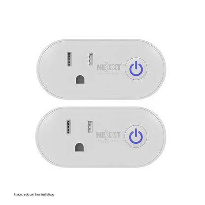 Enchufe inteligente NHP-S611M Pack de 2 ,Wi-Fi  indoor 110V-60Hz