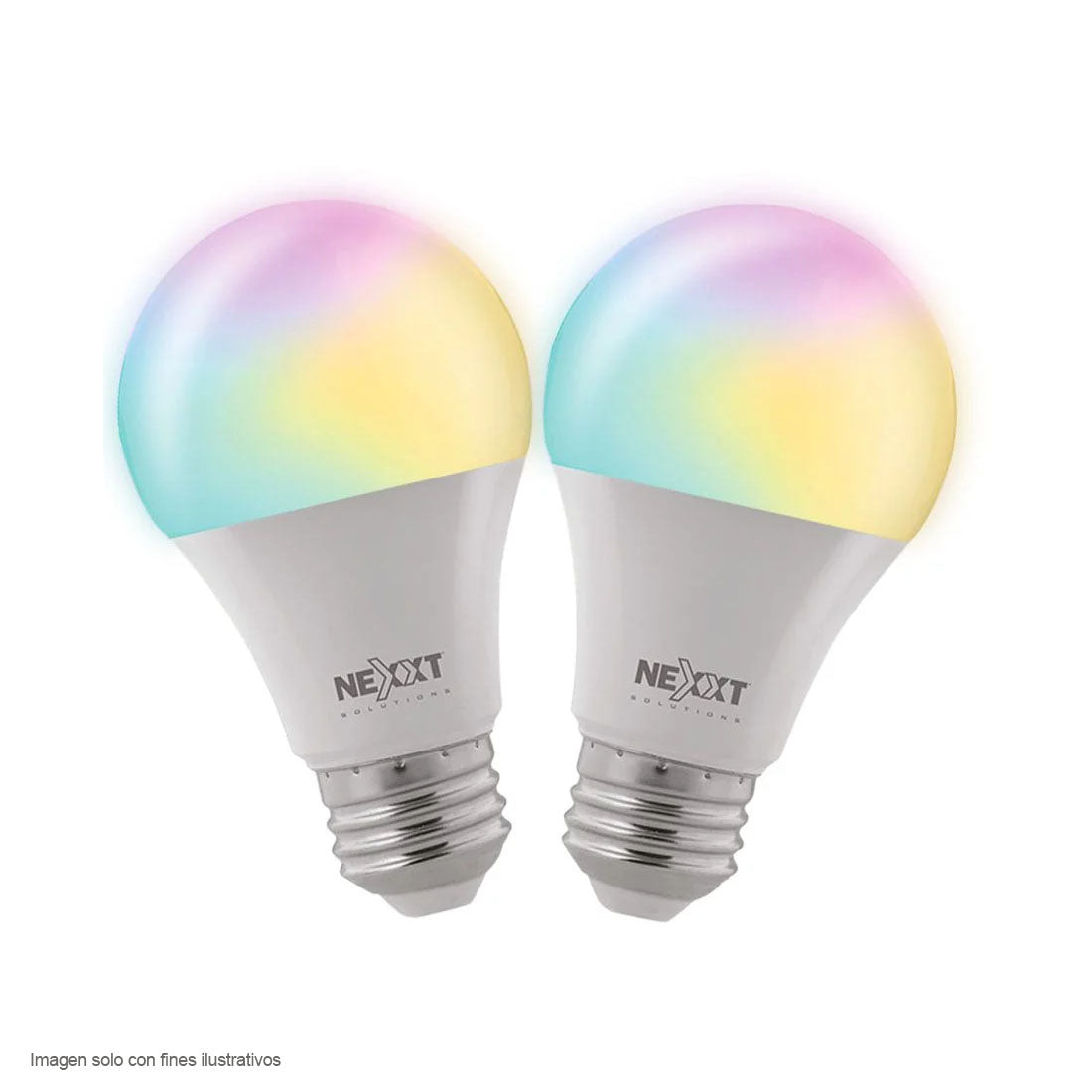 Pack de 2 bombillos Smart NHB-C110M RGB 110V -60HZ WI-FI Nexxt