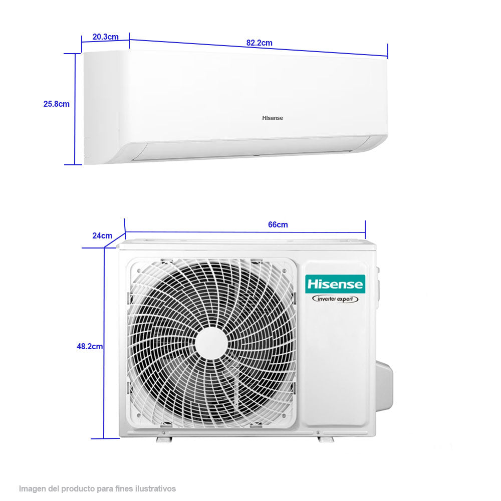 Aire acondicionado Split 12000BTU ATR122KA Hisense Inverter