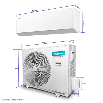 Aire acondicionado Split ATR362GU de 36000 BTU inverter Hisense
