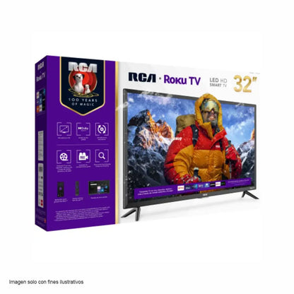 Televisor LED Smart 32" RC32K4RKT2, RCA, Roku TV HD
