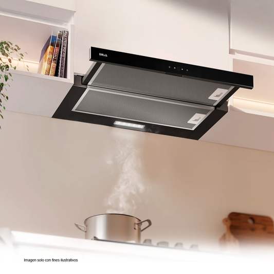 Extractor de grasa retráctil Touch 60 Drija empotrable 3 volicidades2 filtros