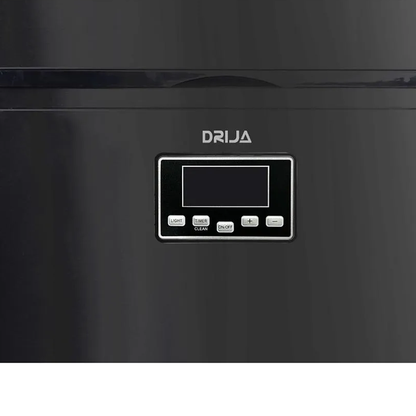 Fabricador de hielo FH45- Black | Drija, acero inoxidable Capacidad 45kg, forma de hielo cubos cuadrados producción continua.