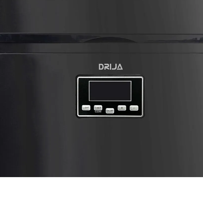 Fabricador de hielo FH45- Black | Drija, acero inoxidable Capacidad 45kg, forma de hielo cubos cuadrados producción continua.