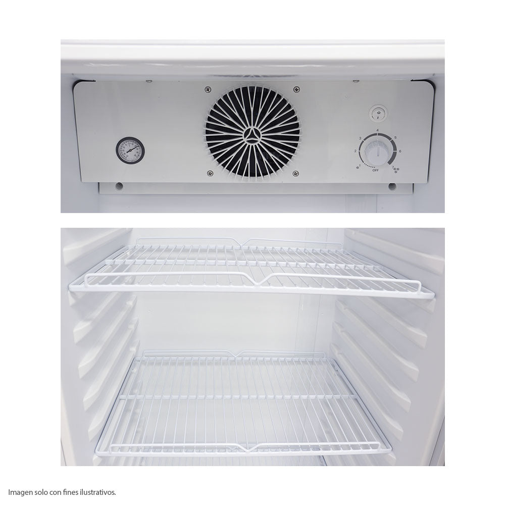 Enfriador comercial 9.88pc RFD-12N89 Sankey  puerta de 2 capas de vidrio templado