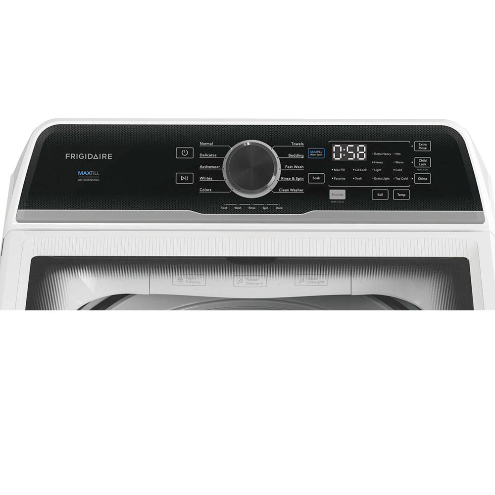 Lavadora 25kg FLVW7523BS Frigidaire 10 ciclos carga superior tambor de acero inoxidable