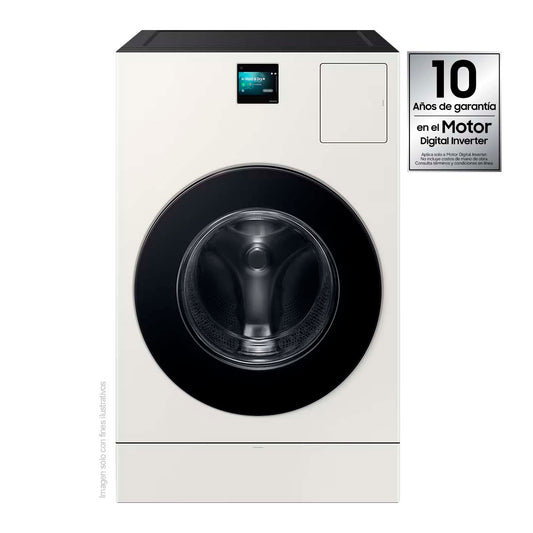 Lavadora y Secadora eléctrica 26kg WD26FB8690BEAP Samsung color Beige