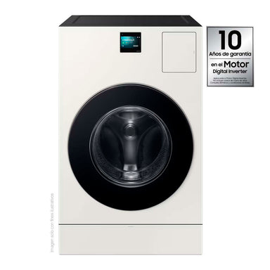 Lavadora y Secadora eléctrica 26kg WD26FB8690BEAP Samsung color Beige
