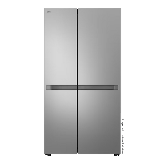 Refrigeradora 22pc Side By Side, VS25BJNK LG color silver, multi air flow, compresor inverter, iluminación LED