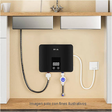Calentador de agua eléctrico CLTE6KW Drija 220V 6.5W 8.5L/min panel digital tarjeta electrónica inverter