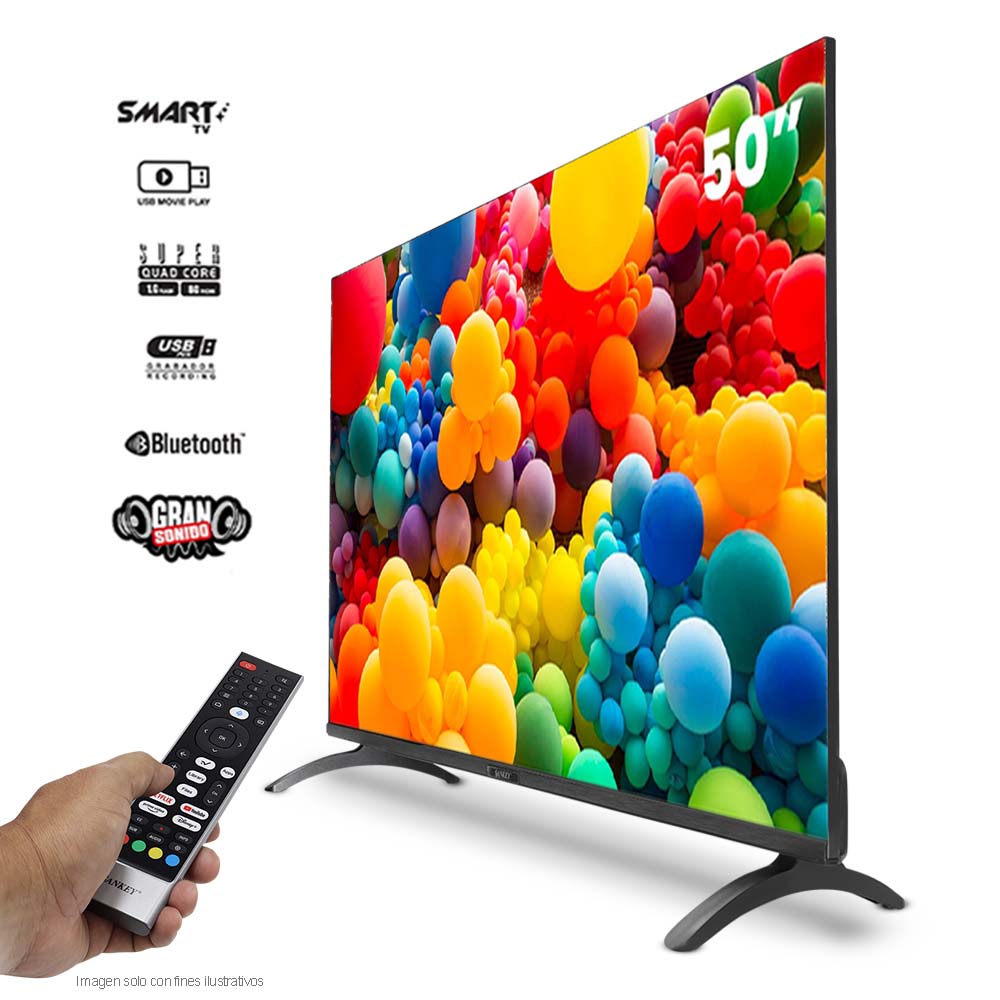 Televisor LED Smart 50" CLED-50SDL7 Sankey pantalla frameless FHD