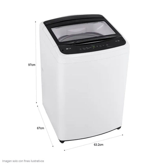 Lavadora automática 18kg WT18WVTM LG, Smart inverter y smart Diagnosis
