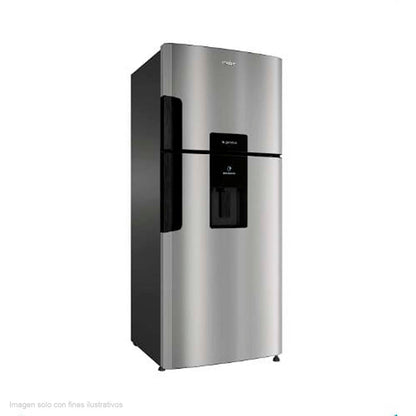Refrigeradora 15pc RMP450YCAU MABE acero ioxidable jaladera integrada tecnología inverter acabado acero inoxidable