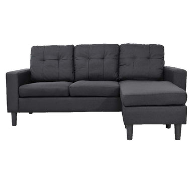 Sofá en "L" Arobynn color negros