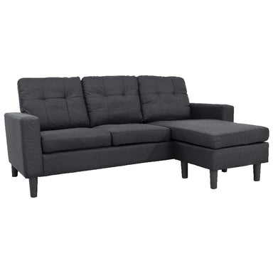 Sofá en "L" Arobynn color negros