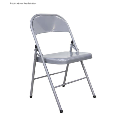 Silla plegable 851-DRN562G color gris