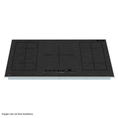 Estufa de inducción MUNICH 90 Drija, anti-rayas, control delantero táctil, con bordes de aluminio, 91.8cm