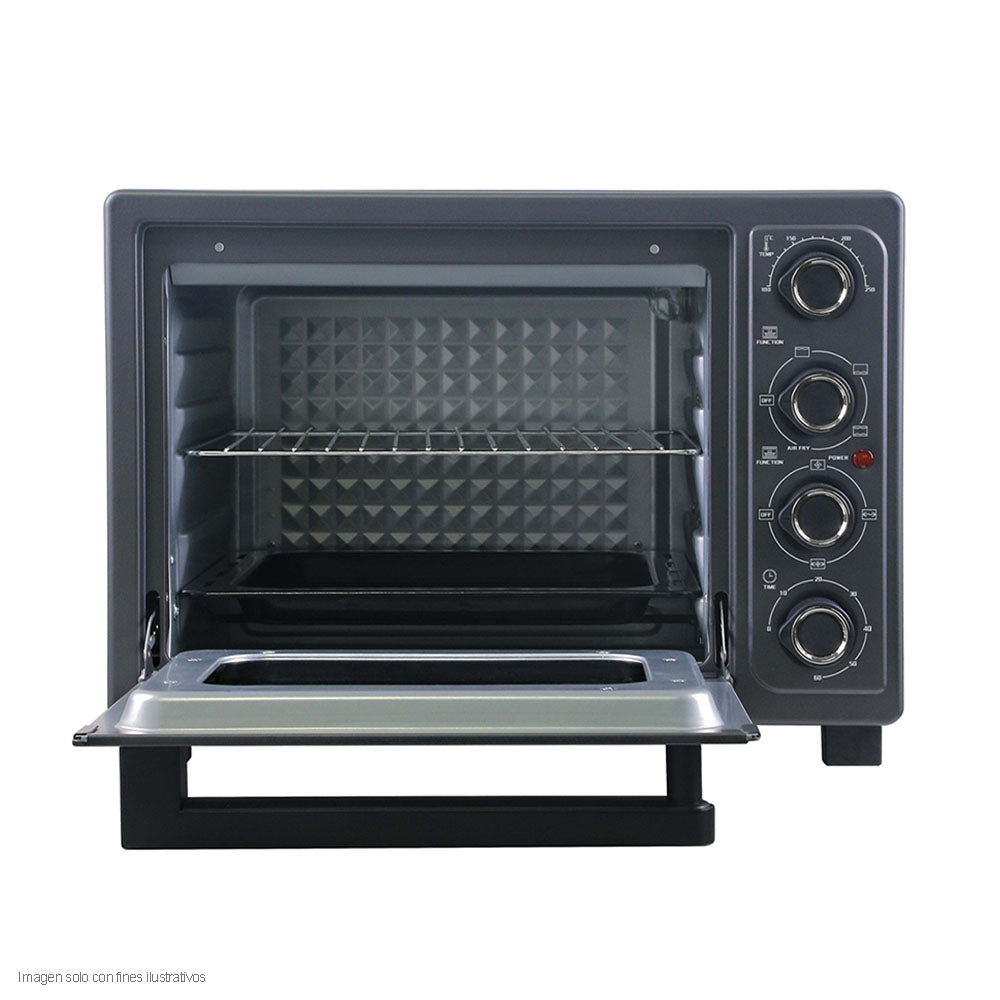 Horno eléctrico FRO-38011G Sankey con funciones para hornear, freír, asar, calentar, descongelar