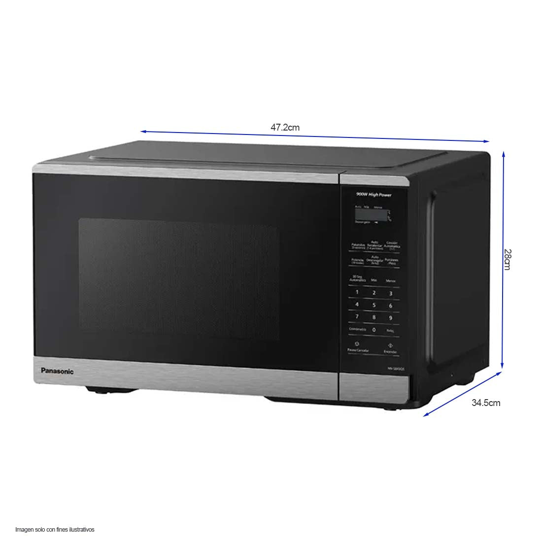 Microondas 0.9pc NN-SB43Q Panasonic 900W