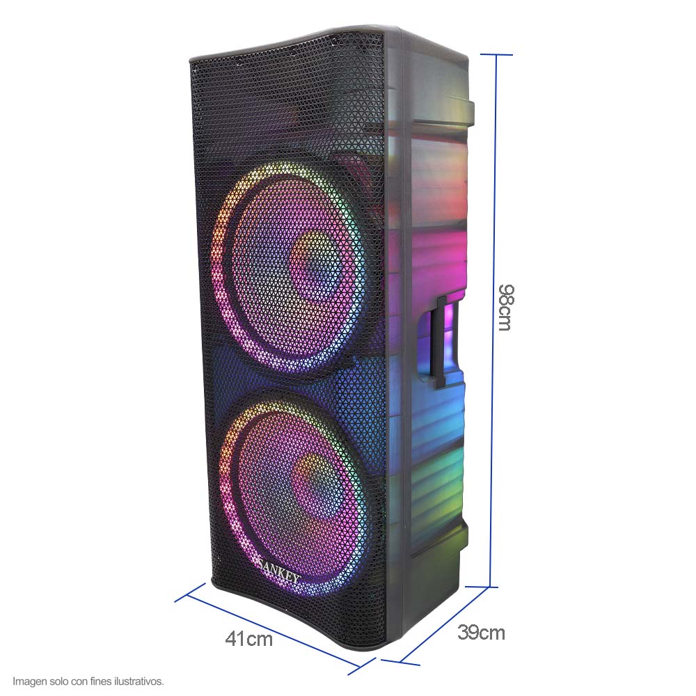 Bocina PA153130TM Sankey potencia de 320W RMS.