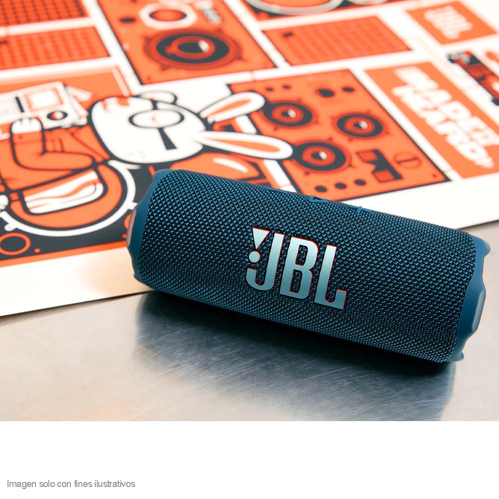 Bocina portátil FLIP7 JBL color azul — Rodelag Panamá