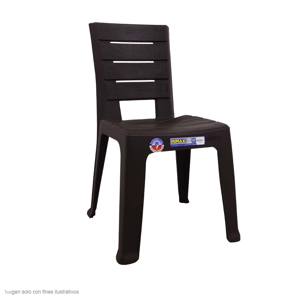 Silla Barú 12965-XP sin brazos color Wengue